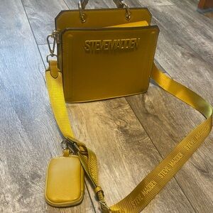 Mustard yellow cross body bag